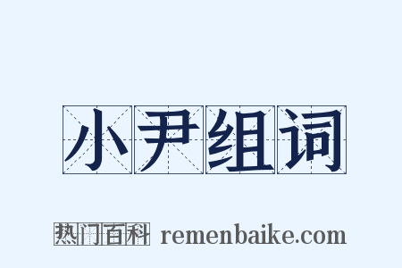 小尹组词是什么意思的图片